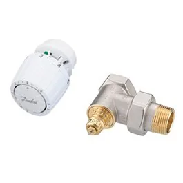 Комплект терморегулятора Danfoss RA-G/RA 2994 угловой