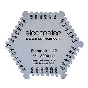 Калибровка гексагональной алюминиевой гребенки Elcometer 112AL